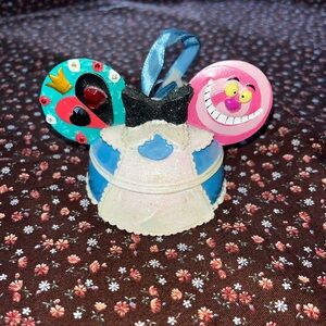 Disney Parks Alice in Wonderland Ear Hat Ornament